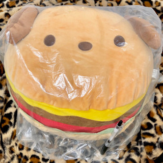 帕恰狗漢堡抱枕 帕恰狗 漢堡 枕頭 毛絨 玩具 漢堡狗 生日禮物 坐墊 靠墊 寢具 交換禮物 大玩偶 大抱枕 大漢堡