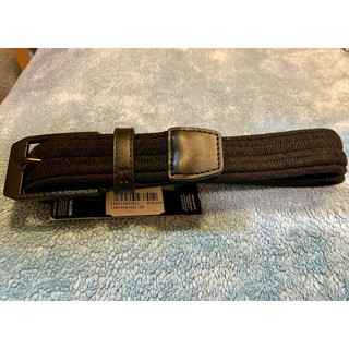 UA黑編織皮帶/高爾夫球腰帶/運動腰帶/籃球裁判腰帶/Under Armour黑腰帶