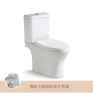 KARAT凱樂衛浴 K-2896 潔瑤分體馬桶 大管道噴射虹吸式 金級省水標章