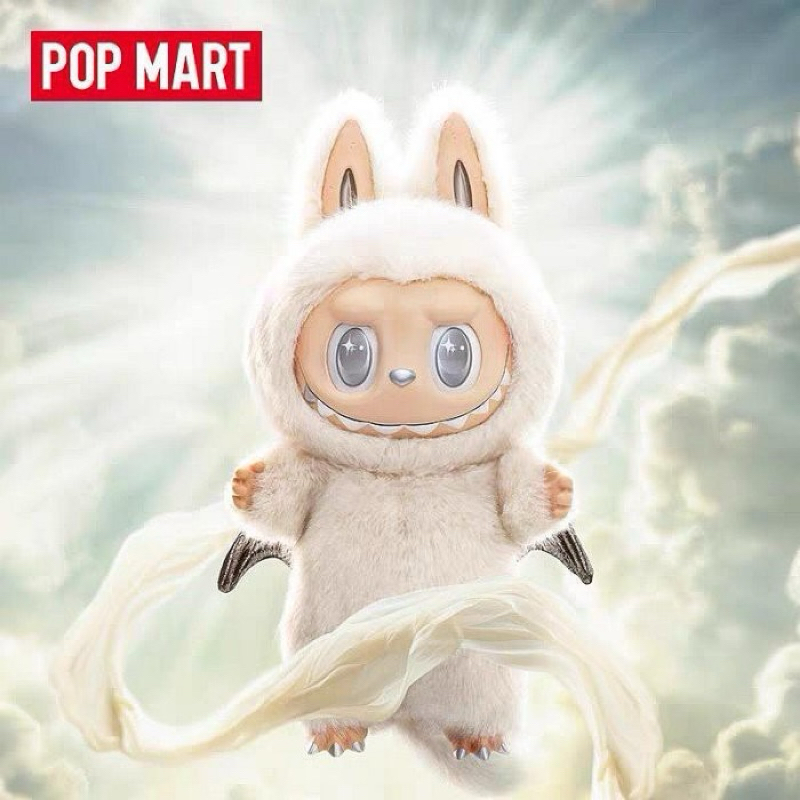 現貨🌹POPMART 泡泡瑪特 ZIMOMO 白天使 大天使 LABUBU 400%