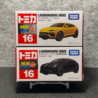 Tomica多美小汽車 16 藍寶堅尼 LAMBORGHINI URUS 初回+一般 （2019新車貼）