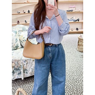 【現貨】美國代購 Tory Burch TB 新品 Thea 皮革 手提包 Hobo 菜籃包 菜籃子 水桶包