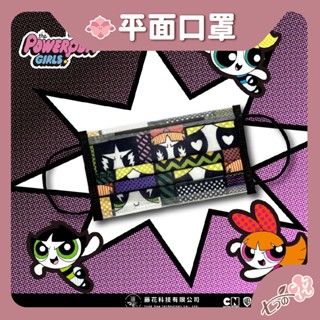 【光速出貨】飛天小女警 ★華納官方授權★ 口罩 平面口罩 臺灣製口罩 成人口罩 防塵口罩 臺灣製 一次性口罩 拋棄式口罩