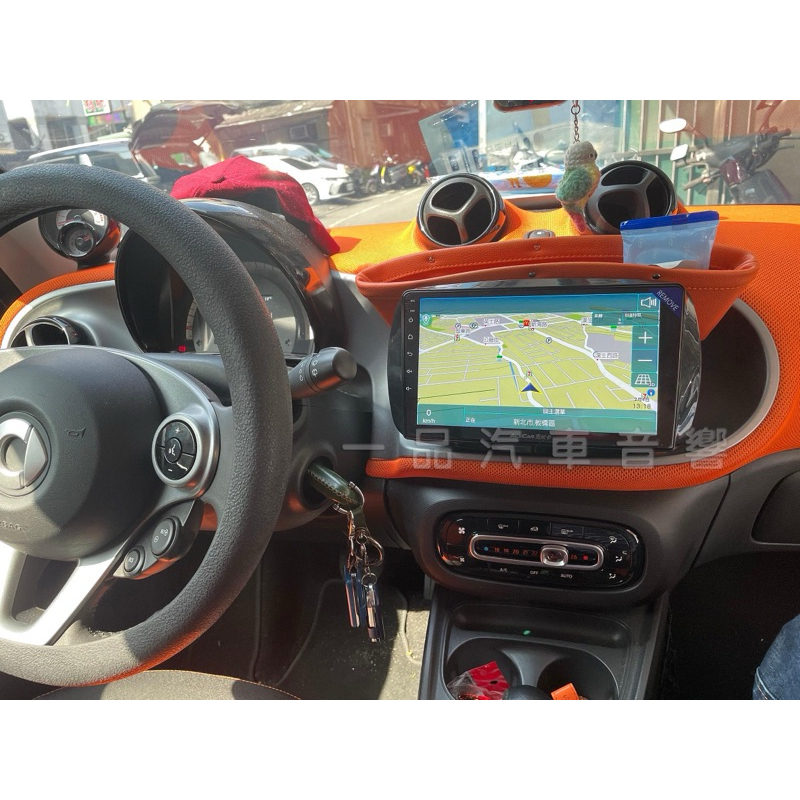 SMART 9吋安卓機 8核心 CarPlay 聲控導航 網路電視 台灣公司貨 ForTwo C453 W453