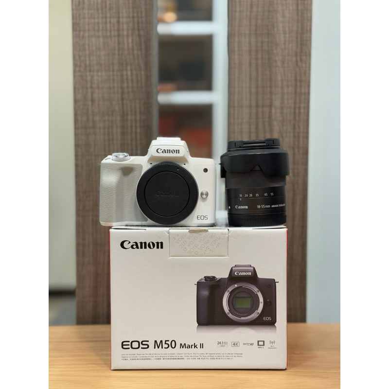 近全新Canon M50 mark ii+18-55mm（初芯二手）