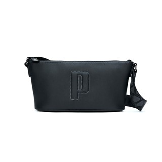 Puma Sense 黑色 休閒 側背 隨身包 肩背 皮革 手提 小包 包包 斜揹包 09079601