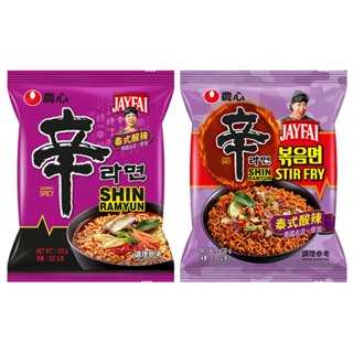 農心 辛拉麵 x JAY FAI聯名 泰式酸辣 123g【零食圈】泰國名店 痣姐 農心拉麵 韓國泡麵