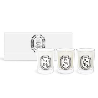 Diptyque迷你香氛蠟燭禮盒 三件組 70g*3（漿果/玫瑰/無花果）