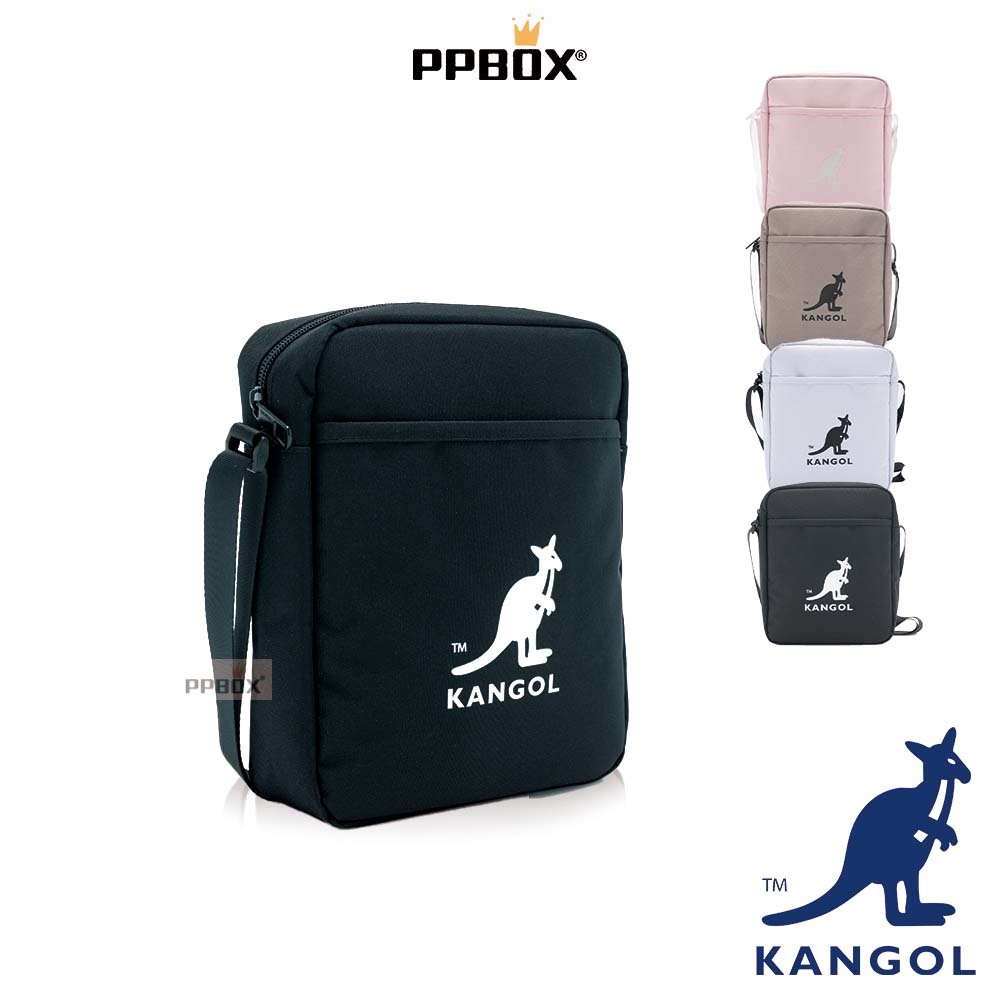 KANGOL 袋鼠 經典 側背方包【64558710】時尚 包包 斜背包 獨家款 小方包 白色小包 日韓穿搭