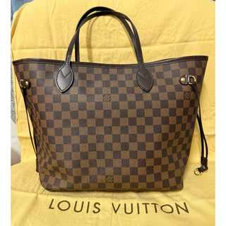 Louis Vuitton Neverfull MM 二手 棋盤格 托特包 購物包～限時特價