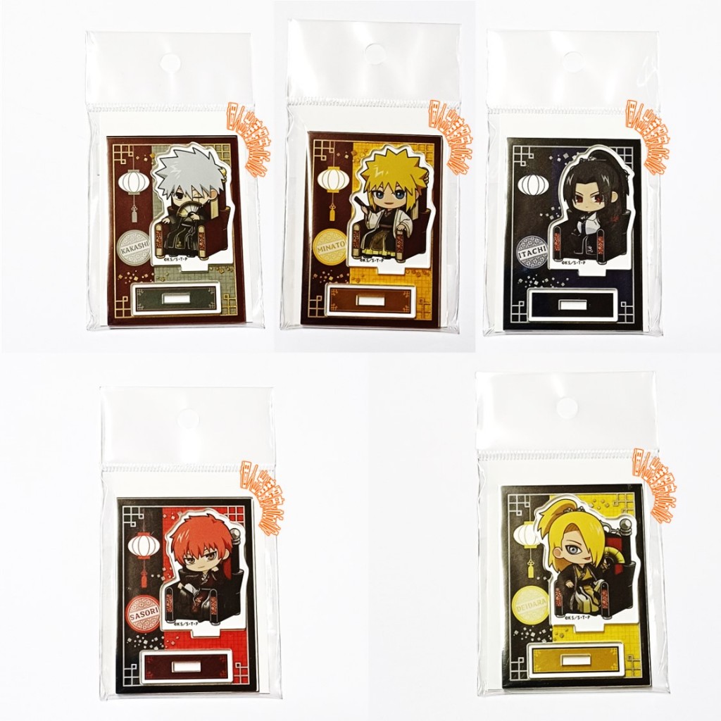賣▶ 火影忍者 立牌 壓克力 玉座 王座 地達羅赤砂蠍迪達拉蠍卡卡西宇智波鼬鼬曉 波風湊 水門 Q版