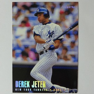 ~Derek Jeter/名人堂/德瑞克·基特~1996年FLEER.美國職棒.MLB棒球卡
