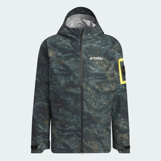 ADIDAS 愛迪達 國家地理 聯名外套 NATGEO RR JKT 男休閒外套 深綠色 IS9511