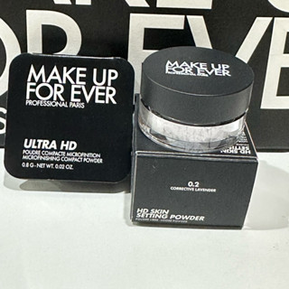 MAKE UP FOR EVER HD SKIN 粉無痕柔霧修片蜜粉1g #0.2 超進化無瑕微晶蜜粉餅-晶透白#工