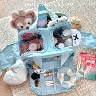 〖R&M 〗臺灣現貨 雙開口大容量化妝包👝 旅行化妝包 旅行收納袋 化妝包 洗漱包 分層收納包 手提化妝包 包包 防水袋