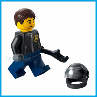 LEGO 樂高 76908 藍寶堅尼 賽車手 單人偶 含頭髮 含安全帽 含板手 全新品, SPEED系列