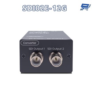 昌運監視器 SDI02E-12G 4K60Hz HDMI® 轉 12G-SDI 迷你型轉換器 支援雙輸出