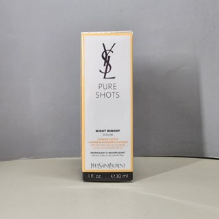 預購⚡YSL 第2代 極效活萃夜光仙人掌超級精華​ 30ml Pure Shots Night Reboot Serum