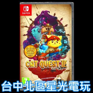 【NS原版片】☆ Switch 喵咪鬥惡龍3 貓咪鬥惡龍 CAT QUEST ☆ 中文版全新品【台中星光電玩】YG