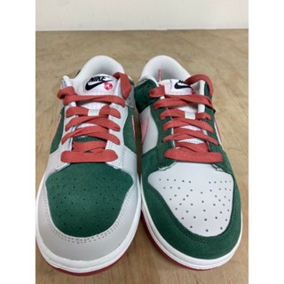 [瑕疵出清如圖不二價]NIKE DUNK LOW SE 鴛鴦 花卉 綠米紅 女鞋 瑕疵-FN8923-061
