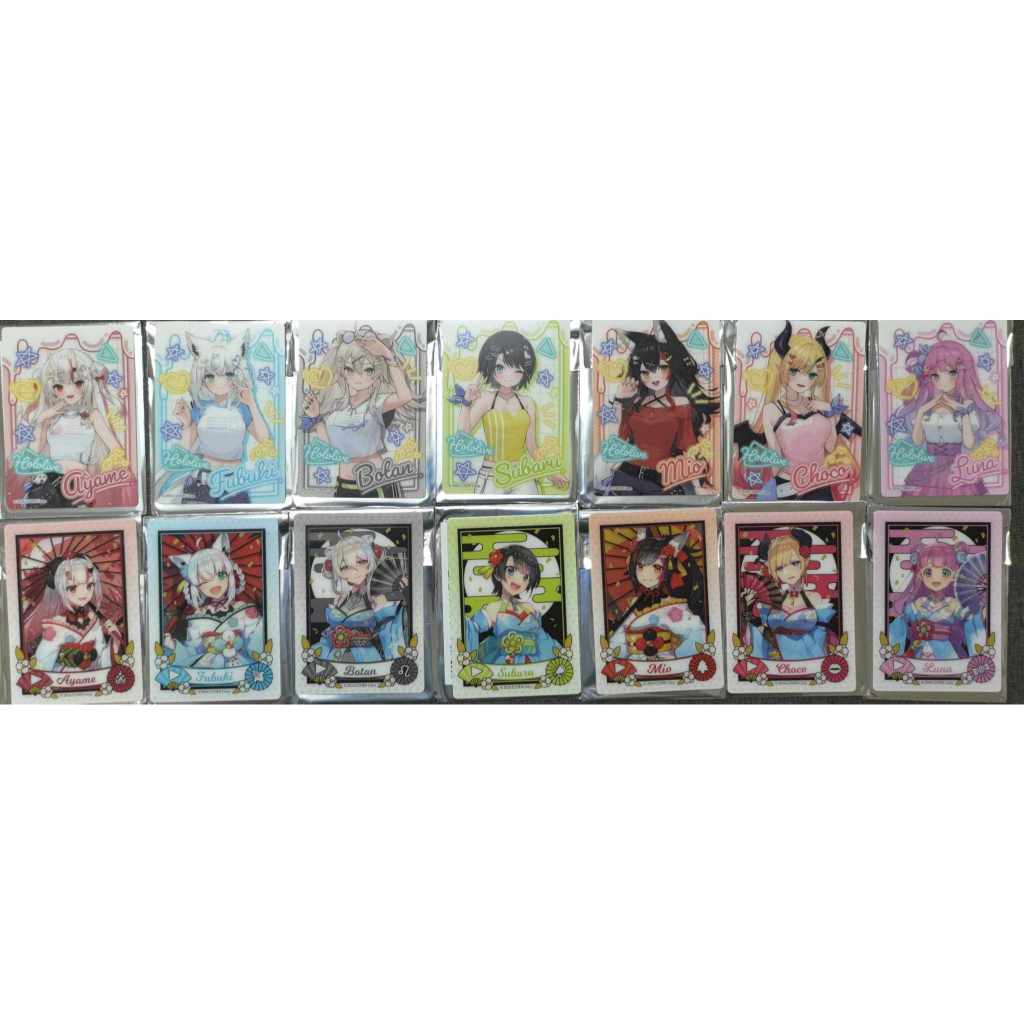 【現貨】Hololive  羅森透卡(塑膠硬卡) 白上吹雪 大神澪 百鬼綾目 癒月巧可 大空昴 姬森璐娜 獅白牡丹