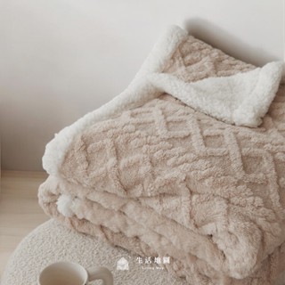 【生活地圖】奶茶柔軟毛毯🐑 保暖羊羔絨 毛毯 沙發毯 保暖毯 沙發蓋毯 毯子 蓋毯 露營毯 萬用毯 絨毛毯 冬日毯