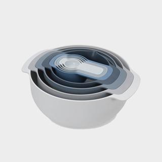 【英國 joseph joseph】nest系列 多功能攪拌量測盆9件組 - 天空藍《wuz屋子-臺北》量杯 打蛋盆