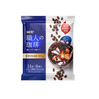 【UCC】職人珈琲-咖啡濃縮球14gx8入/包(微糖)