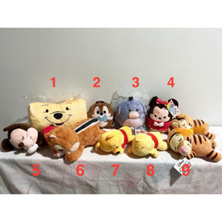 ⚡️現貨出清大特價⚡️迪士尼Disney小熊維尼 米奇 奇奇蒂蒂 tsum tsum ufufy絨毛娃娃 趴姿