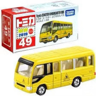 二手出清 TOMICA 合金車 NO.49 豐田 幼兒園 巴士 豐田COASTER幼兒園巴士 TAKARA TOMY
