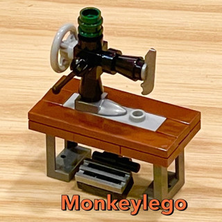 LEGO 樂高 MOC 裁縫車 縫紉車 縫紉機 衣服 工具 全新零件 創作