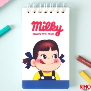 韓國大創 Daiso 不二家 牛奶妹 活頁小本 線圈 筆記本 記事本 便攜小本 可愛 本子 牛奶糖妹 正版