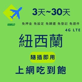 【紐西蘭上網絡卡3~10天】紐西蘭網絡卡 紐西蘭上網絡卡 南島北島通用 紐西蘭高速網路 紐西蘭實體SIM卡隨插即用