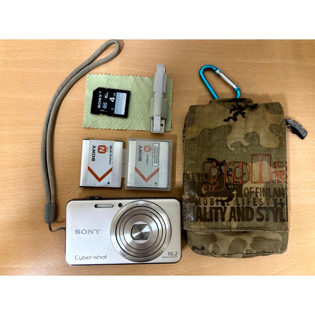 【二手】早期CMOS數位相機 SONY Cyber-shot DSC-WX50 金色 蔡司鏡頭