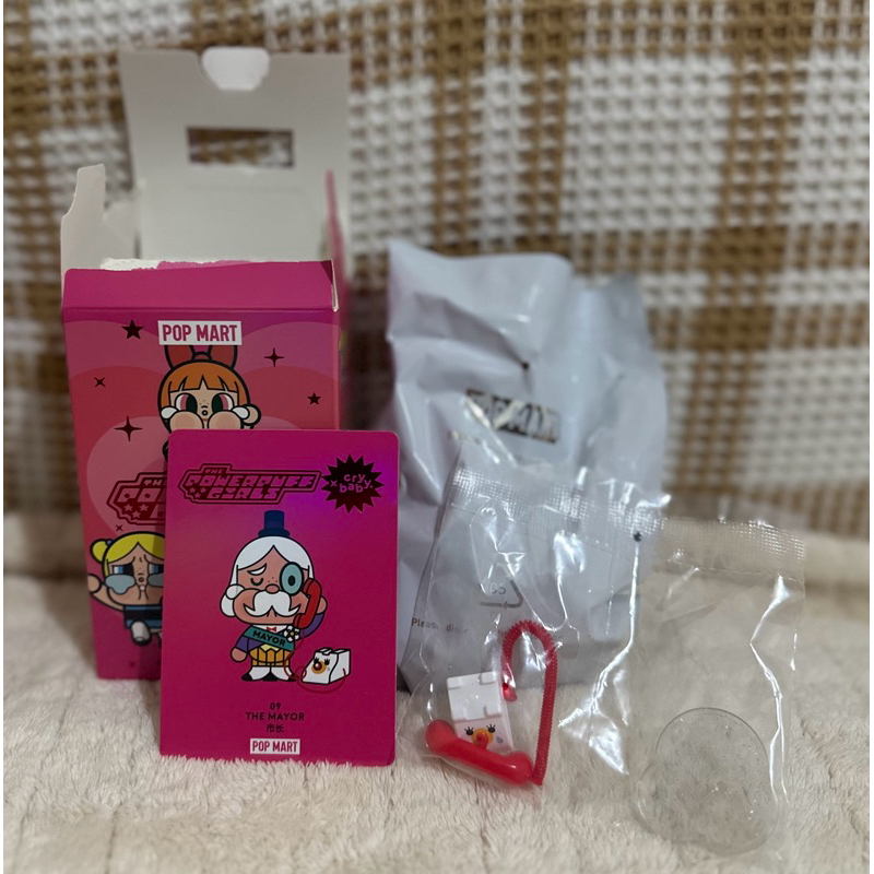🔥正版現貨🔥拆盒未拆袋 POP MART CRYBABY 飛天小女警  市長盲盒 確認款