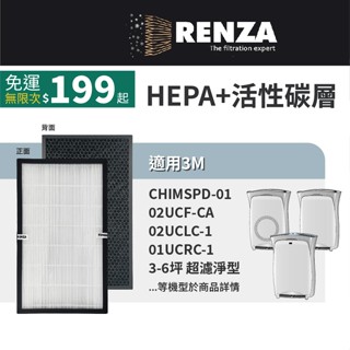 適用3M Filtrete 超濾淨型 超質版 高效版 進階版 空氣清淨機 濾網 CHIMSPD-01/02UCF CA