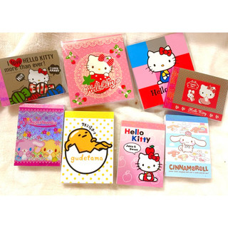 ❤️三麗鷗蛋黃哥/Hello Kitty凱蒂貓/布丁狗/新幹線/蜜糖邦尼/大耳狗/迷你便條本/