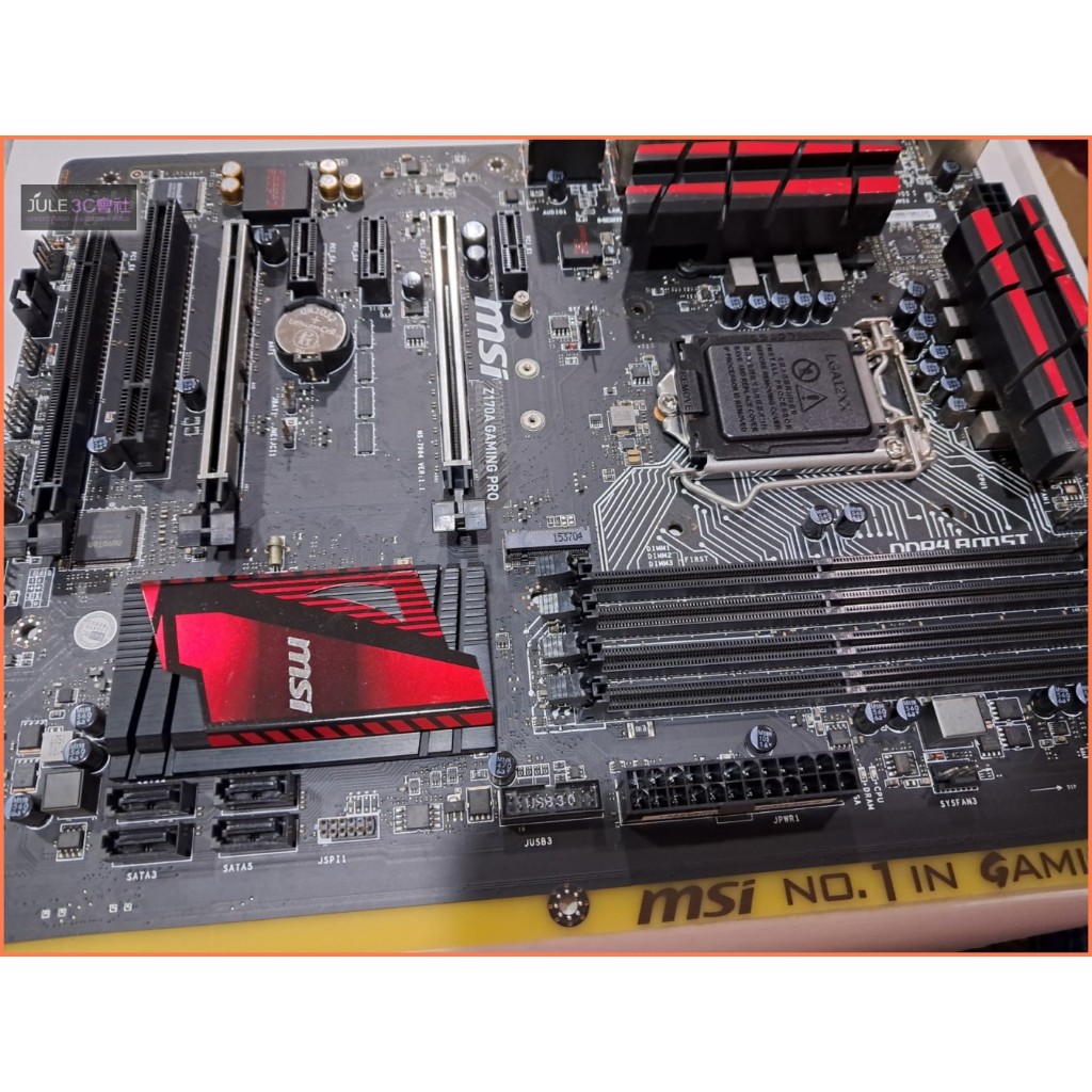 JULE 3C會社-微星MSI Z170A GAMING PRO Z170/D4/六七代/電競/良品/1151 主機板