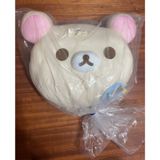 拉拉熊 懶熊 Rilakkuma 約30cm大頭抱枕-小白熊