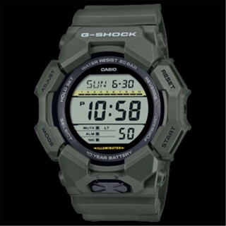 CASIO 卡西歐 G-SHOCK 大錶殼 多重時間 實用功能 電子錶 - 軍綠 (GD-010-3) [秀時堂]