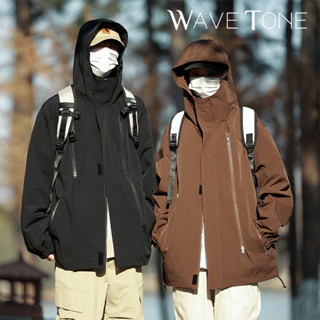 WAVE TONE〖防水防風 吸濕透氣 5色〗連帽輕戶外外套 透氣吸汗耐磨防水外套防風外套 露營登山釣魚『JK2372』