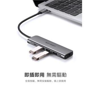 綠聯 TYPE-C Gen2 10Gbps 五~十合一 Hub集線器 4K高畫質|手機傳輸|讀卡機|網路線|100W快充