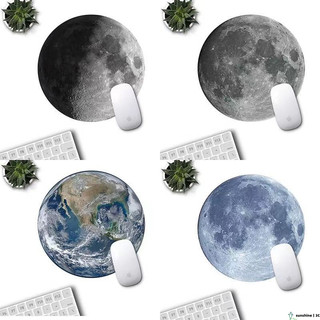 【SUN】月亮表面滑鼠墊 創意滑鼠墊 客製滑鼠墊 木星土星NASA滑鼠墊 圓形星球小滑鼠墊 事務所辦公室專用 小滑鼠墊