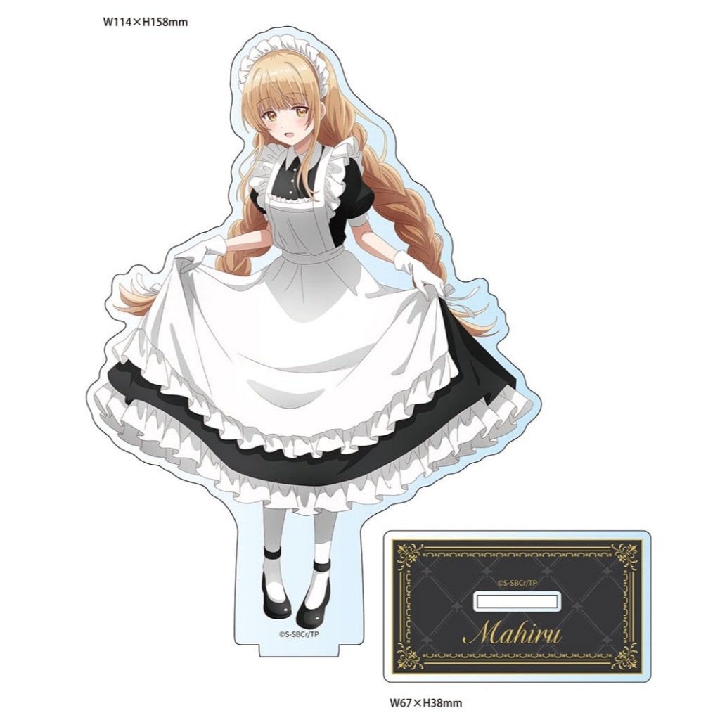 【WAT現貨】關於我在無意間被隔壁的天使變成廢柴這件事 日本C104現場限定 椎名真晝壓克力立牌 女僕立牌 椎名真晝立牌