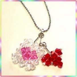 【DIY飾品材料包】SWAROVSKI水晶項鍊PSA826●手作飾品。附製作說明。可訂做顏色●SWAROVSKI水晶素材