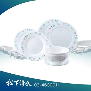 ARCOPAL 櫻花強化餐盤八件組 SP-2303 (內含圓形平盤、圓形深盤、麵碗)