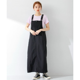 全新轉賣｜Urban Research Sonny Label 防潑水尼龍前拉鍊吊帶裙
