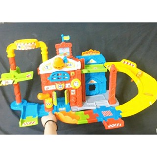 玩不到1個月，75折售) Vtech 消防局 軌道（原買$2000）軌道組 無附車 玩具 車子 嘟嘟車