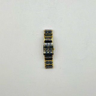 【桃園春日店】RADO JUBILE 153.0383.3 BLACK/GOLD 陶瓷錶帶 等級C ※邊角有傷
