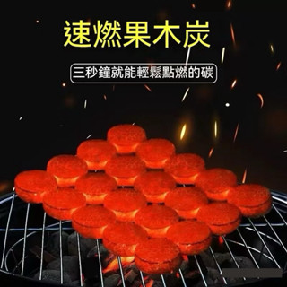 [現貨]速燃果木炭 烤肉架可當火種 木炭烤肉 中秋烤肉 露營烤肉 野炊木炭 快速點燃 快速助燃